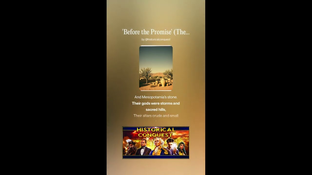 'Before the Promise' (The Earliest Origins of Israel)