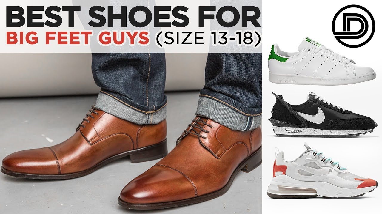 BEST SHOES FOR GUYS WITH BIG FEET (Size 13-18) - Stylish Men's Boots + Sneakers