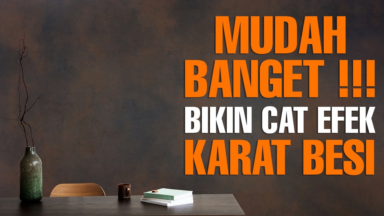 CARA APLIKASI CORTEN RUST TEXTURE ONE COLOR
