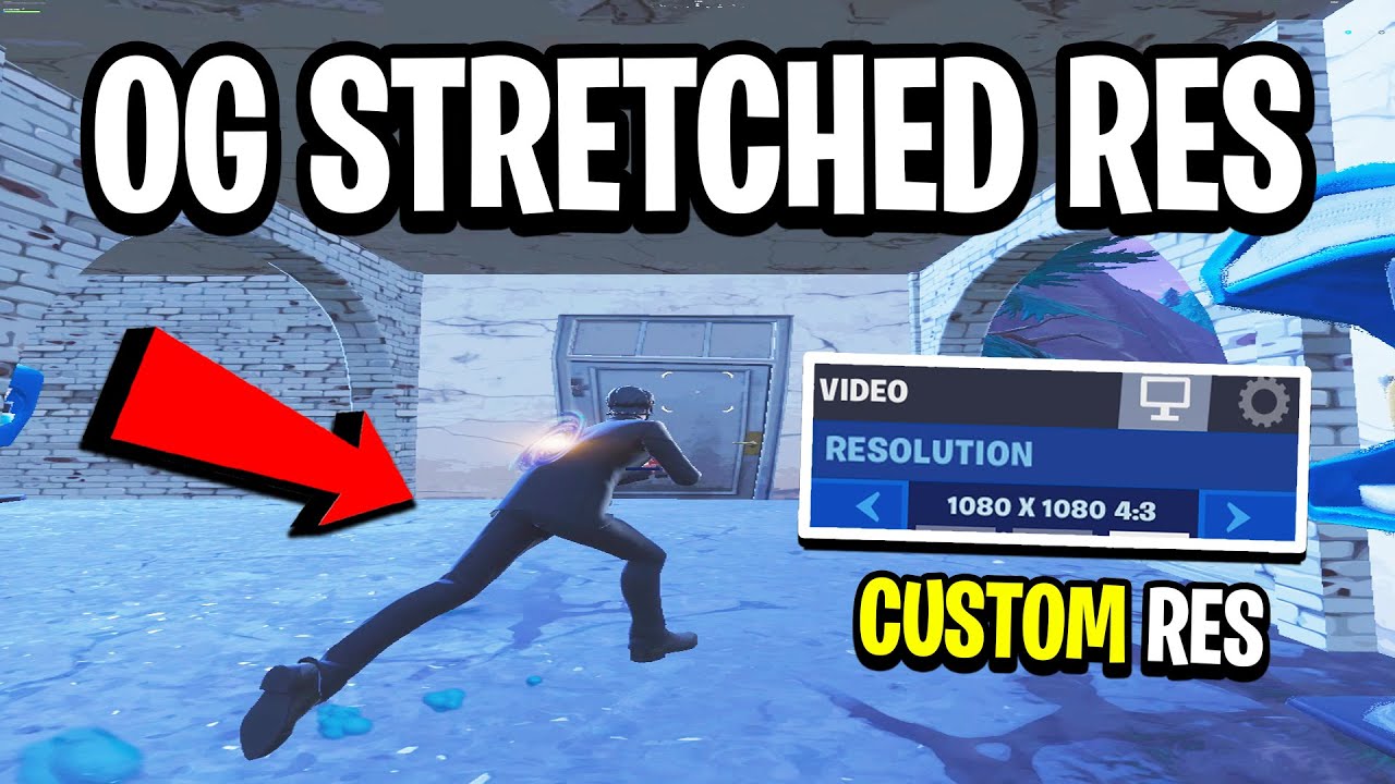 Fortnite, But Old Stretched Resolution..