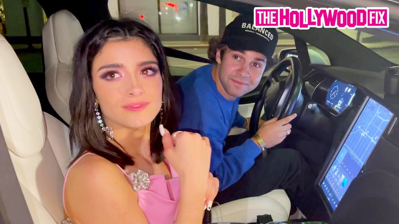 Dixie D'Amelio & David Dobrik Celebrate Together With Friends At Dixie's 20th Birthday Party In L.A.