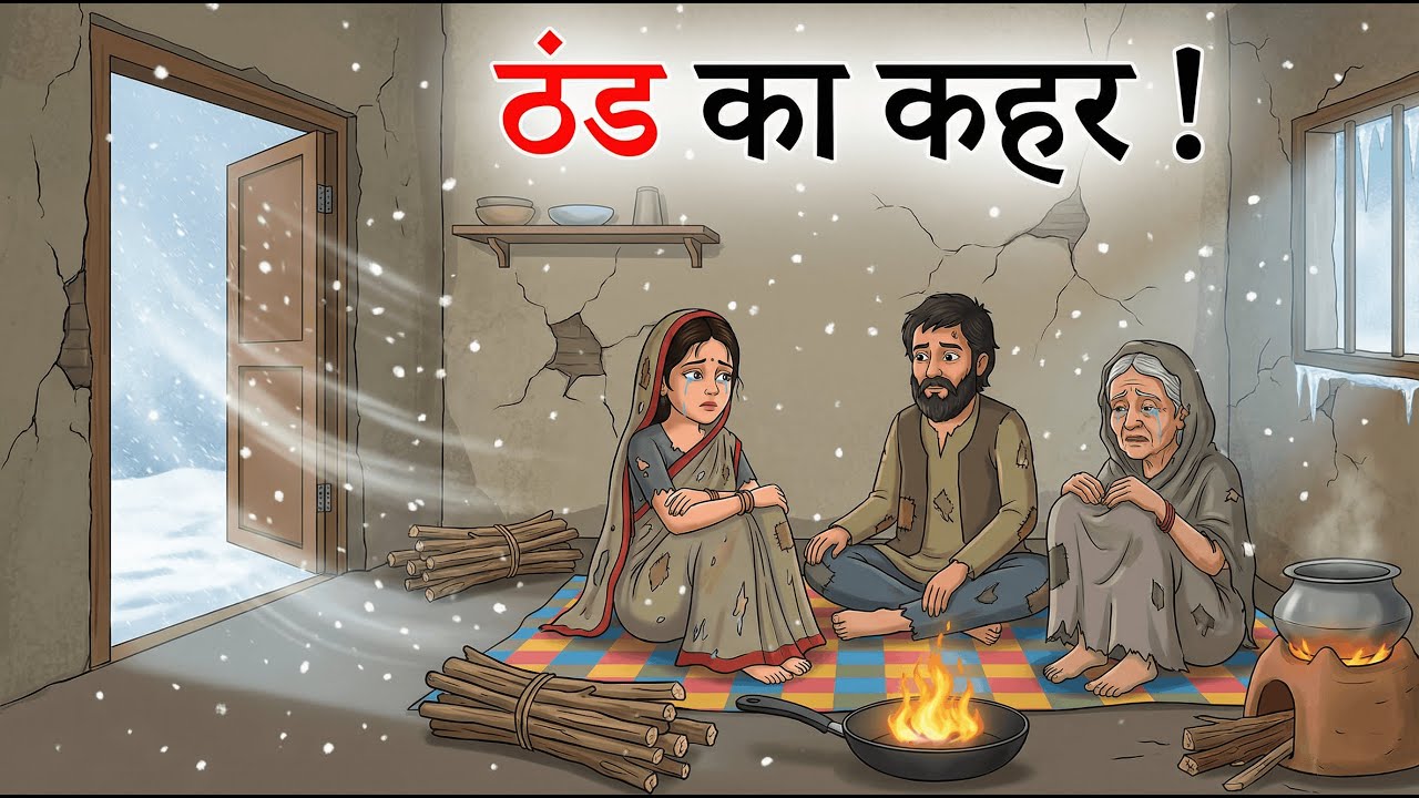 Thand ki Lahar |  ठंड की कहर हिंदी कहानी | Moral story |