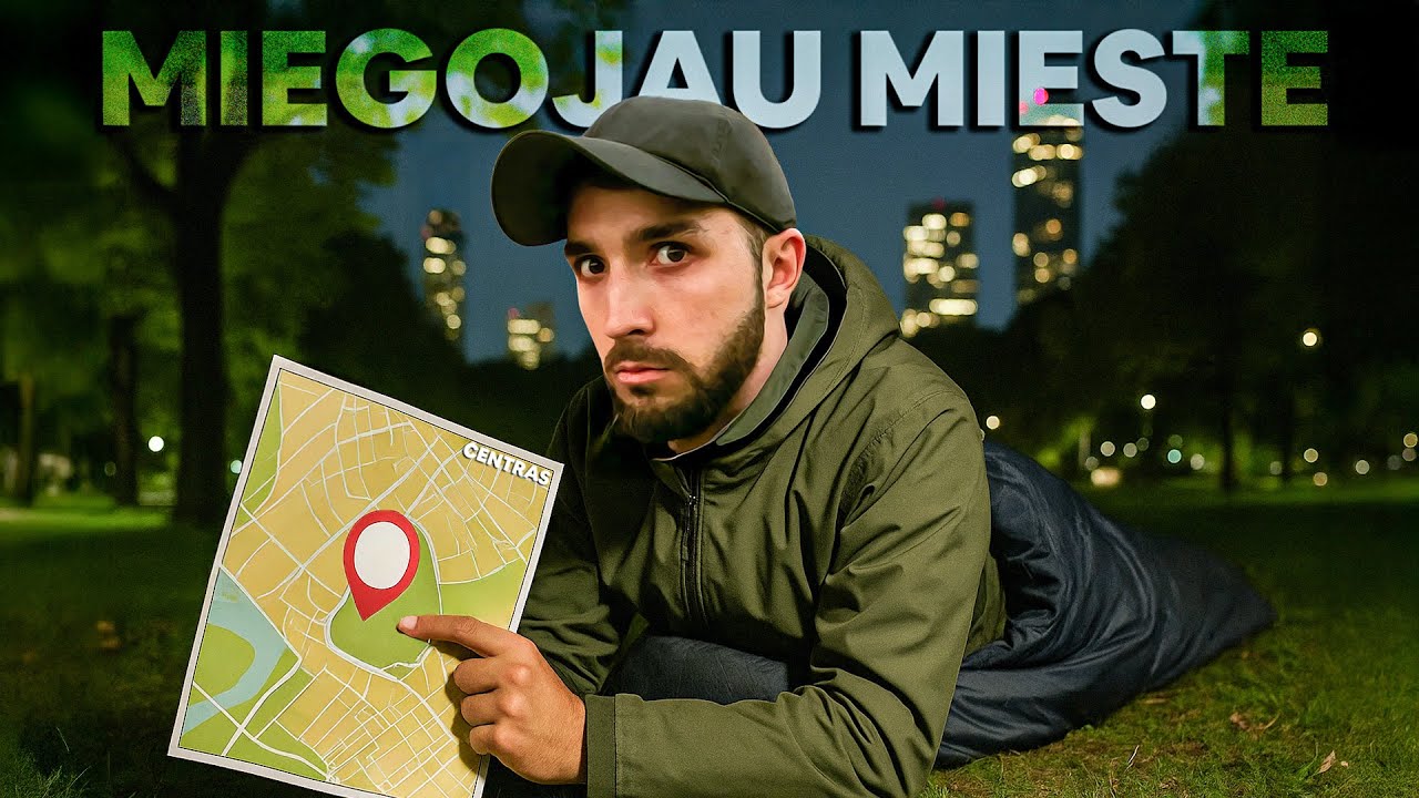 Slapta Miegojau Miesto Parke