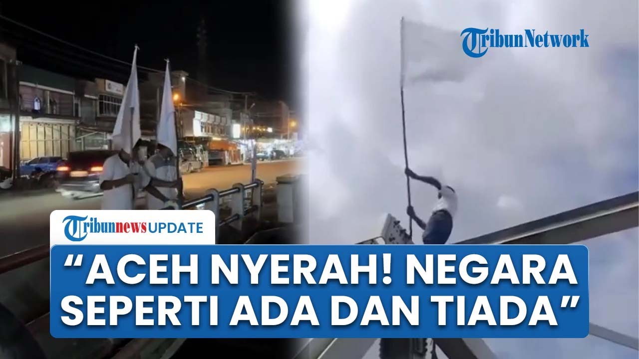 Warga Aceh Putus Asa, Kibar Bendera Putih di Jalur Lintas Nasional: Negara seperti Ada dan Tiada