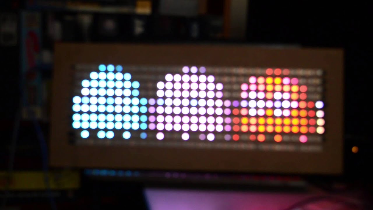 Arduino powered 300 RGB LED display. An brief 