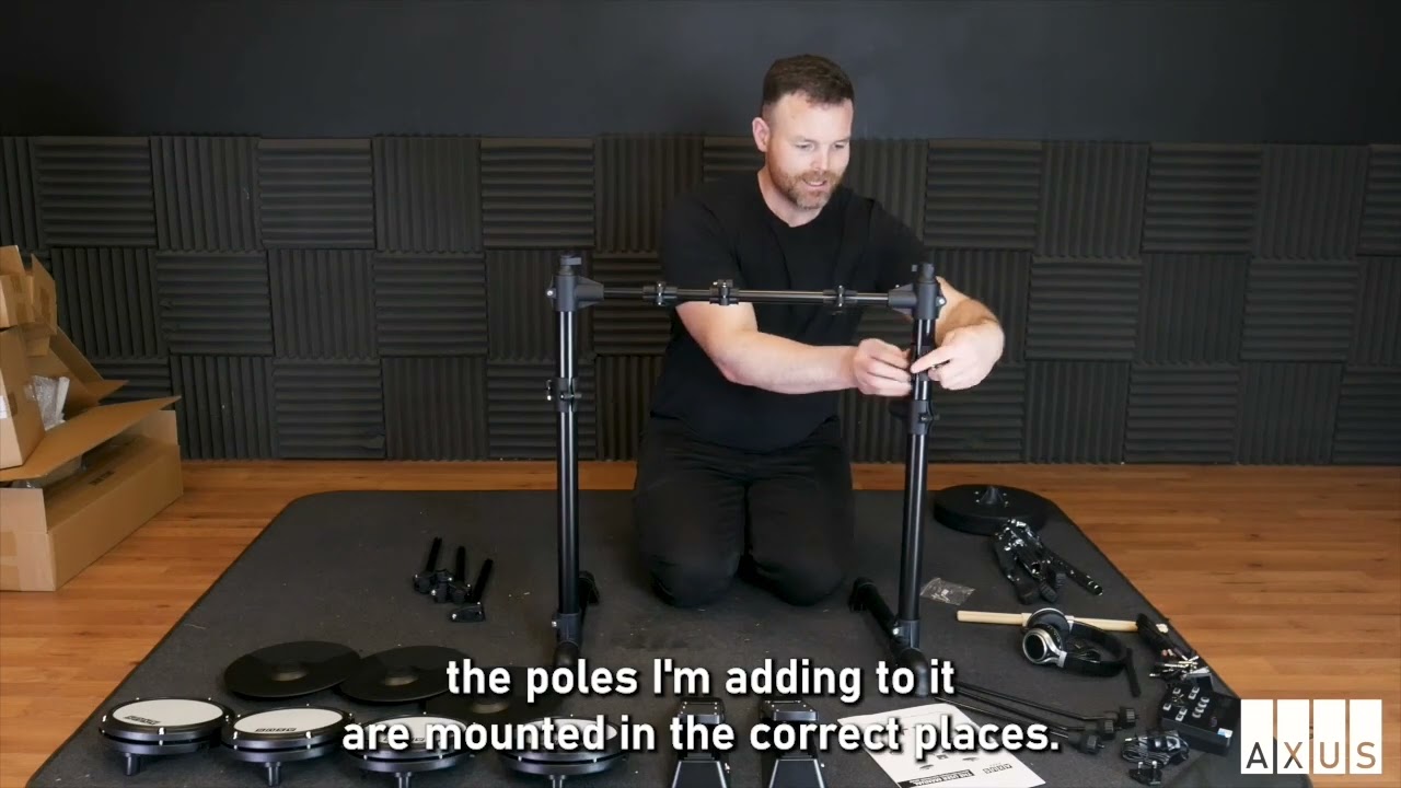 How to Assemble the Axus AXK4 Electronic Drum Kit