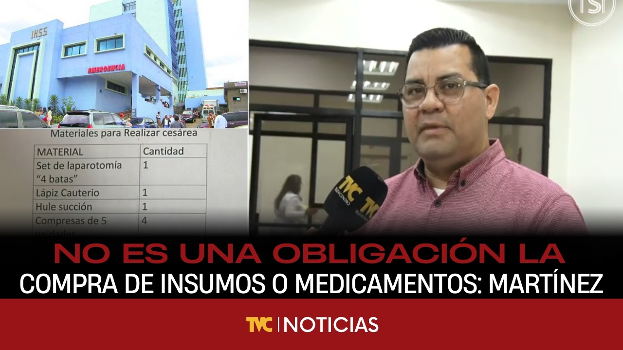 No es una obligación la compra de insumos o medicamentos: Víctor Martínez