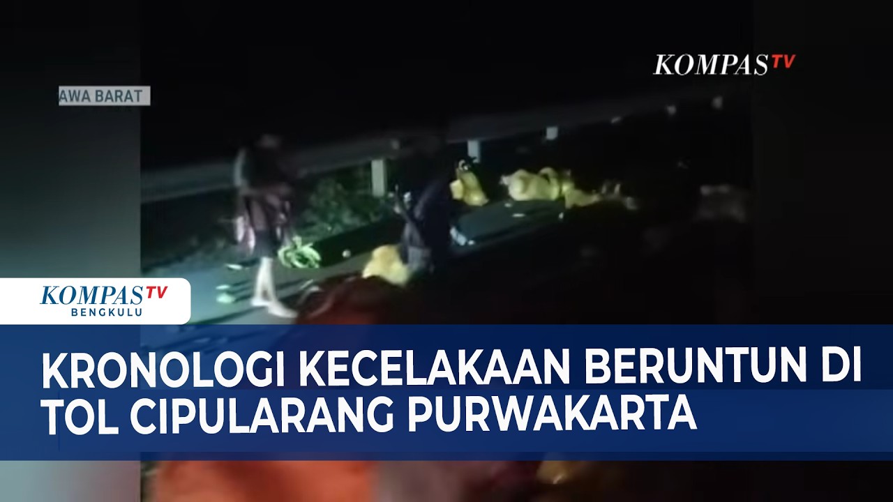 Kronologi Kecelakaan Beruntun di Tol Cipularang Purwakarta