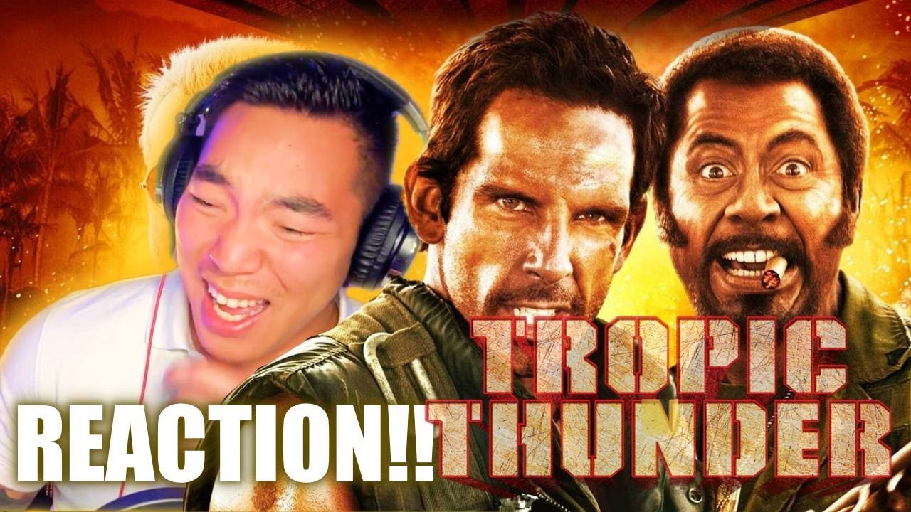 FUNNIEST MOVIE I'LL EVER WATCH!!!! Tropic Thunder (2008) - FIRST TIME REACTION!!