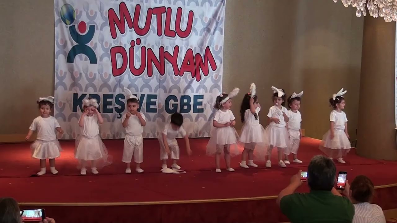Kuşadası Mutlu Dünyam Anaokulu - 2023 Yıl Sonu Tavşan Rond Gösterimiz (2 yaş)