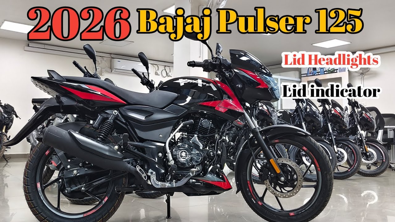 2026 Bajaj Pulser 125 Carban singel seat with LED headlights Or Lid Indicator Ful Review Details 