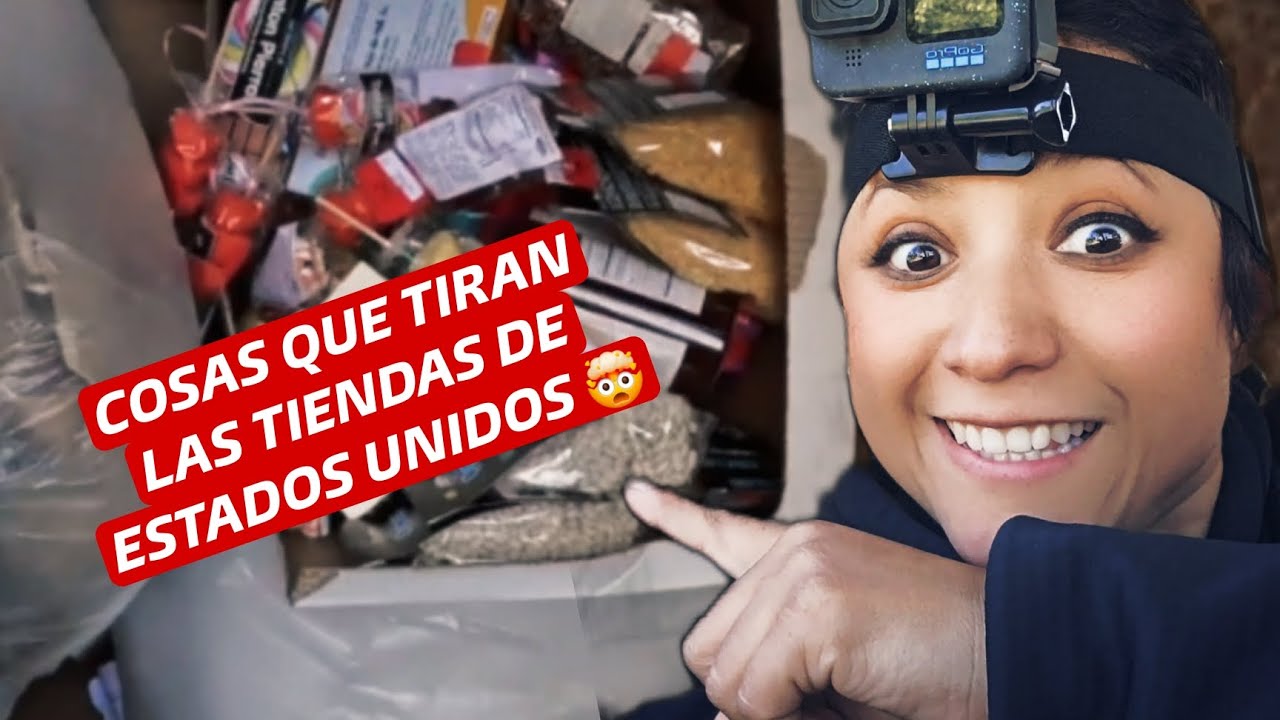 Cosas que TIRAN Las tiendas de Estados Unidos #viral #foryou #dumpsterdiving #loquetiranenusa
