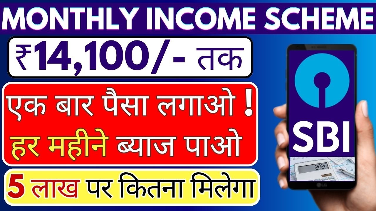 State Bank of India Monthly Income Plan Scheme 2026 || SBI Interest Rates MIS Account Full detail