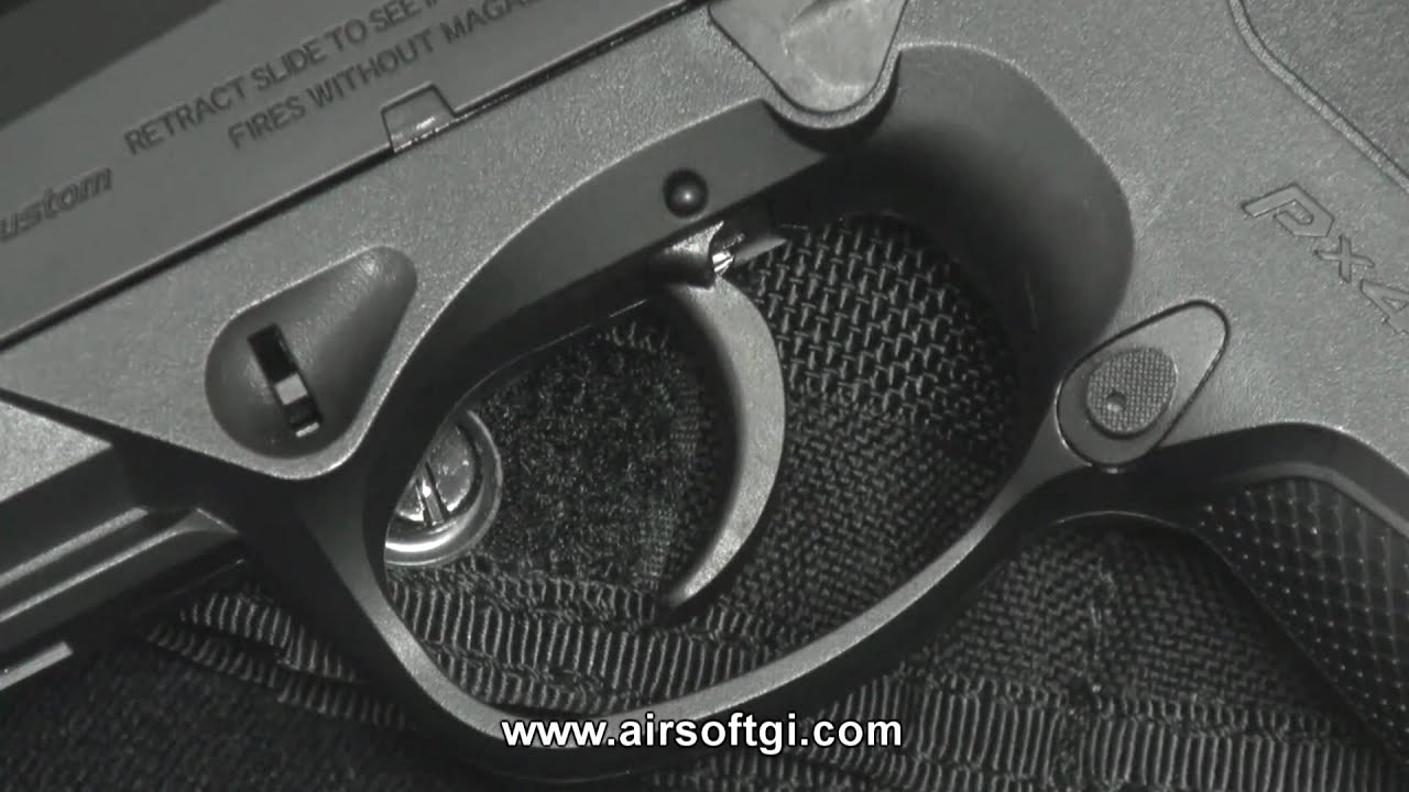 Airsoft GI - Tokyo Marui PX4 Custom Blowback Airsoft Pistol Shooting Video