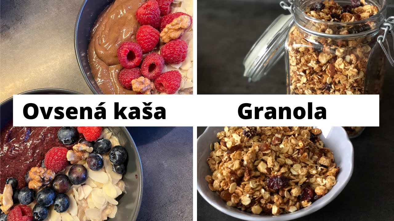 Ovsená Kaša, akú ste ešte nejedli a 💯 Najlepší Recept na Granolu. Chutné, sladké a zdravé raňajky.