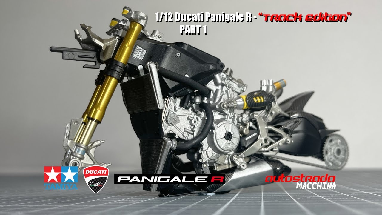 Building: 1/12 Ducati Panigale R “Track Edition” Tamiya PART1