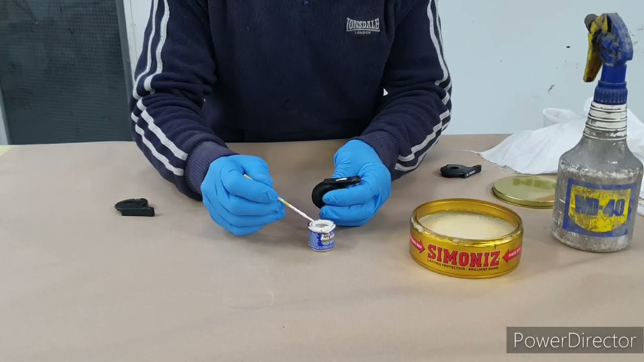 How to restore sunken recessed lettering