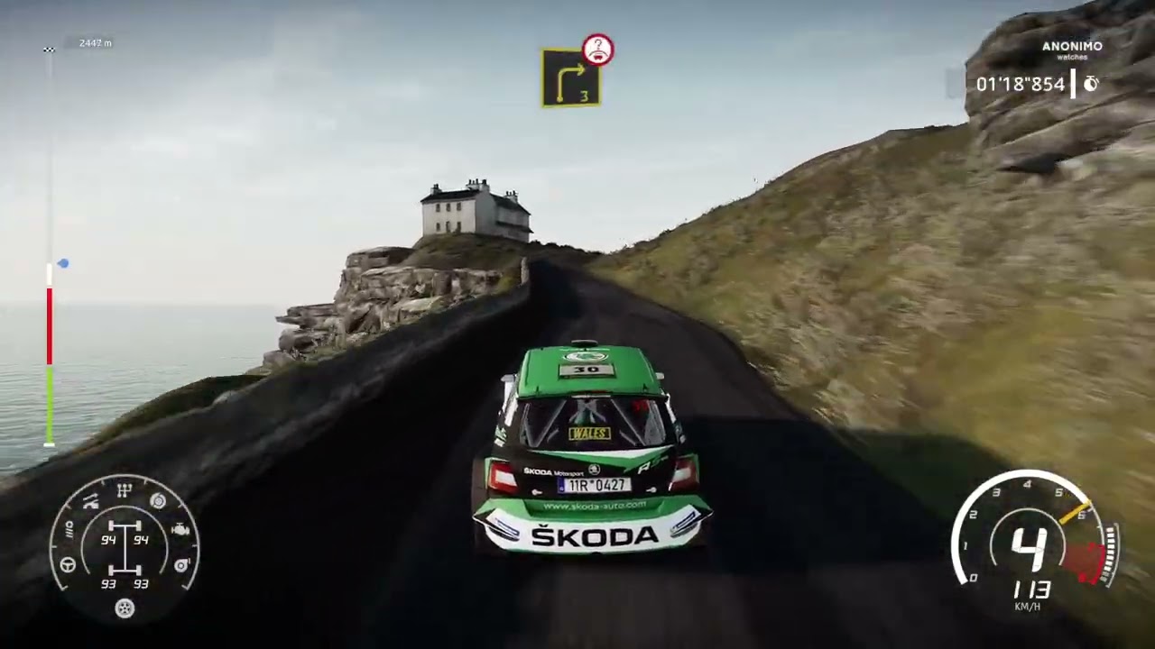 WRC 8 Wales stage