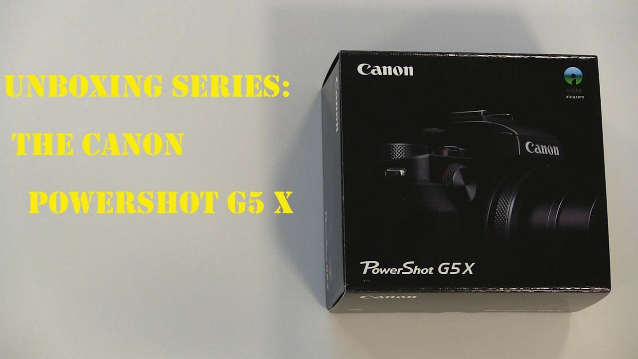PowerShot G5 X - Unboxing