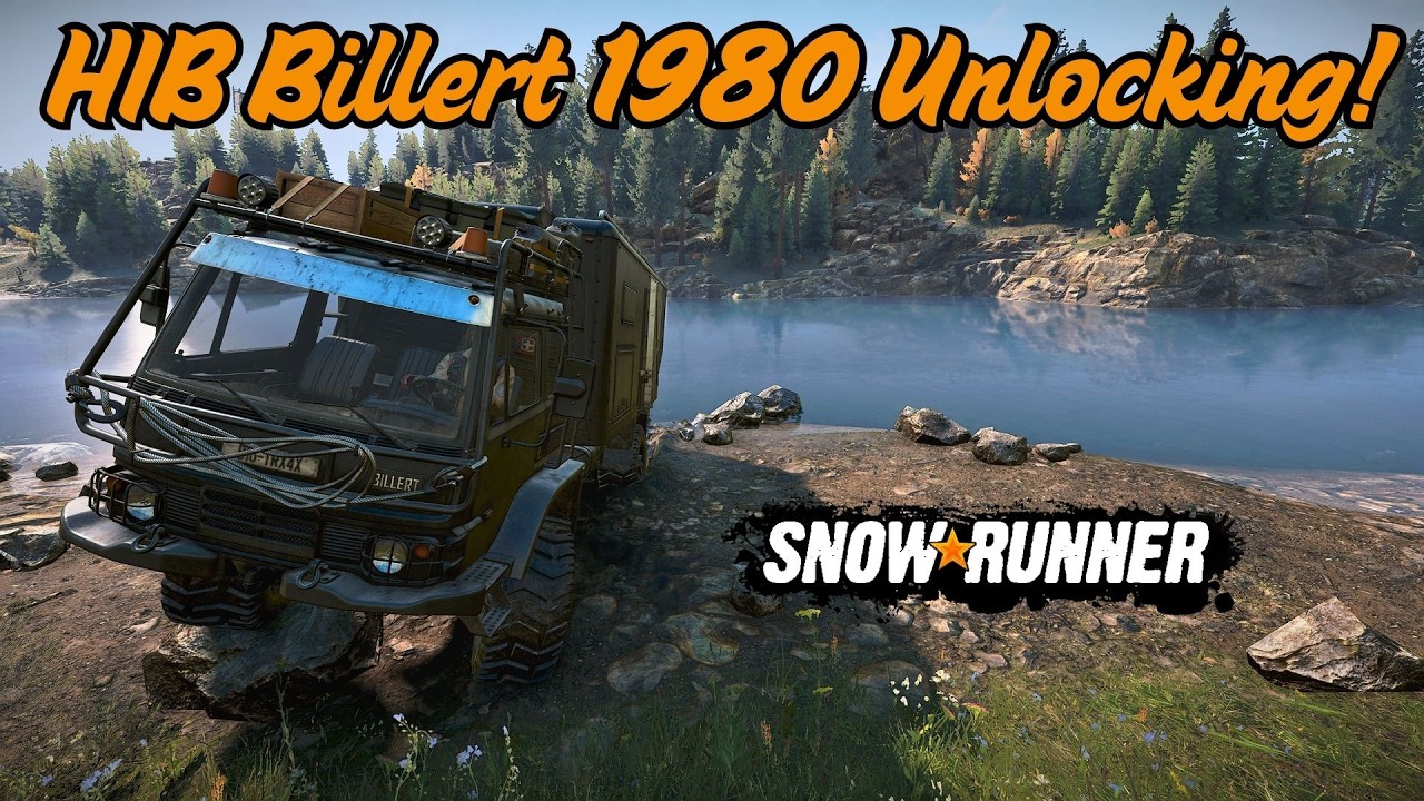 Unlocking The HIB Billert 1980 First In Season 16 Snowrunner!