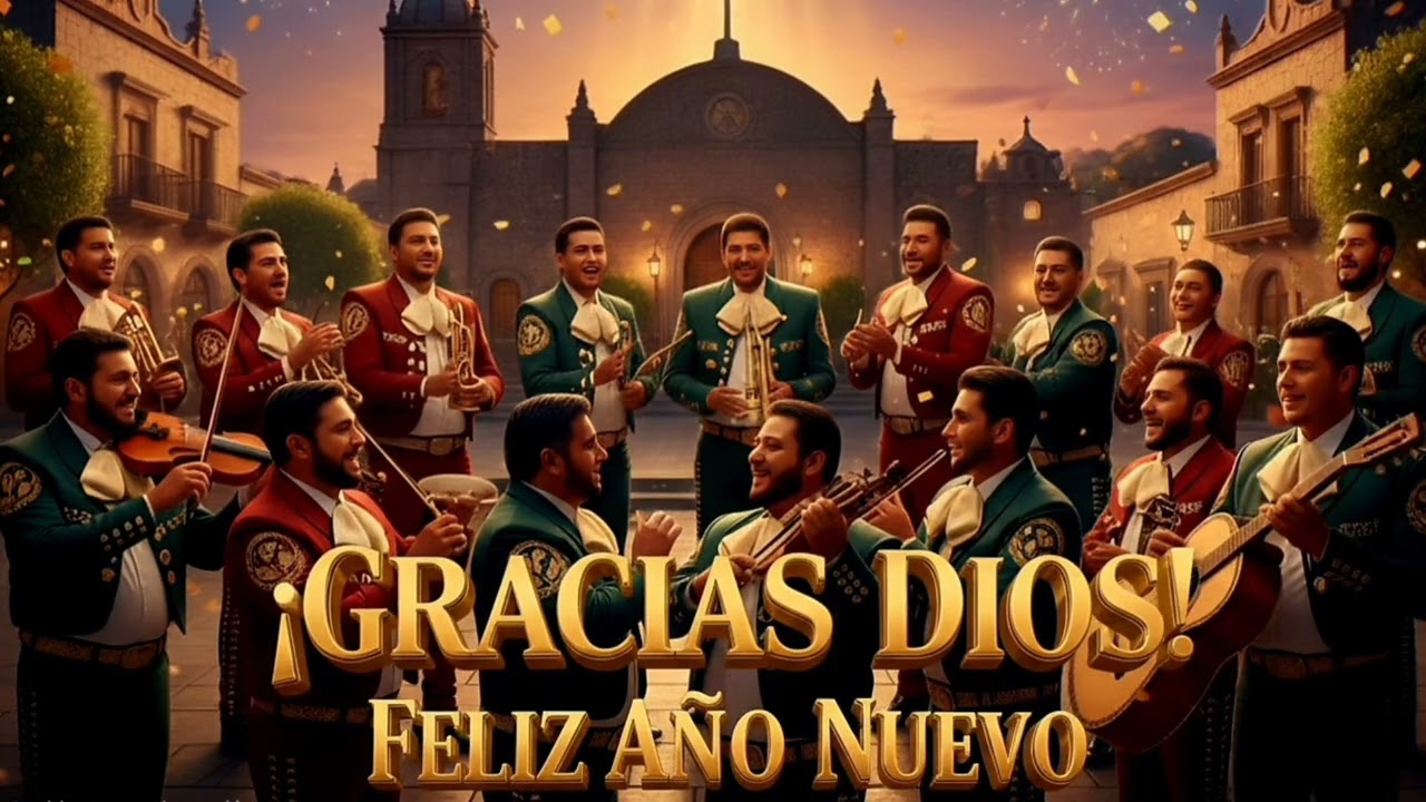 ¡GRACIAS DIOS! Feliz año nuevo (RANCHERAS)