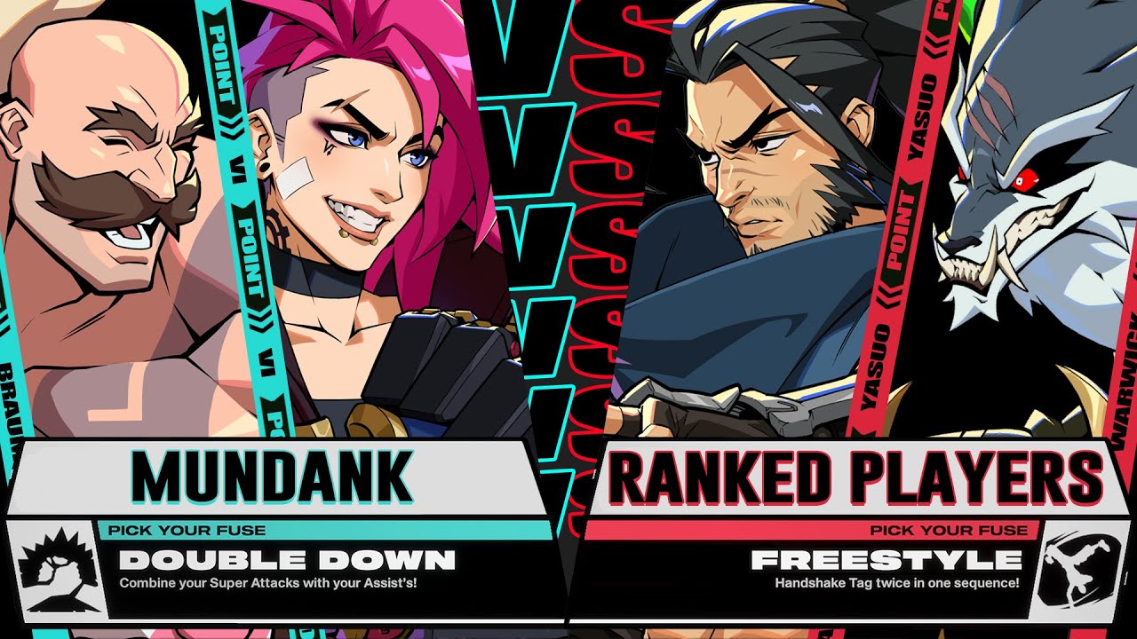 Mundank (VI / Braum) vs Ranked Players - 2XKO