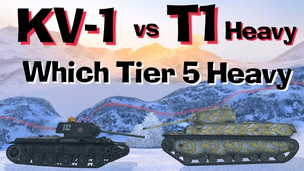 WOT Blitz Face Off || KV-1 vs T1 Heavy