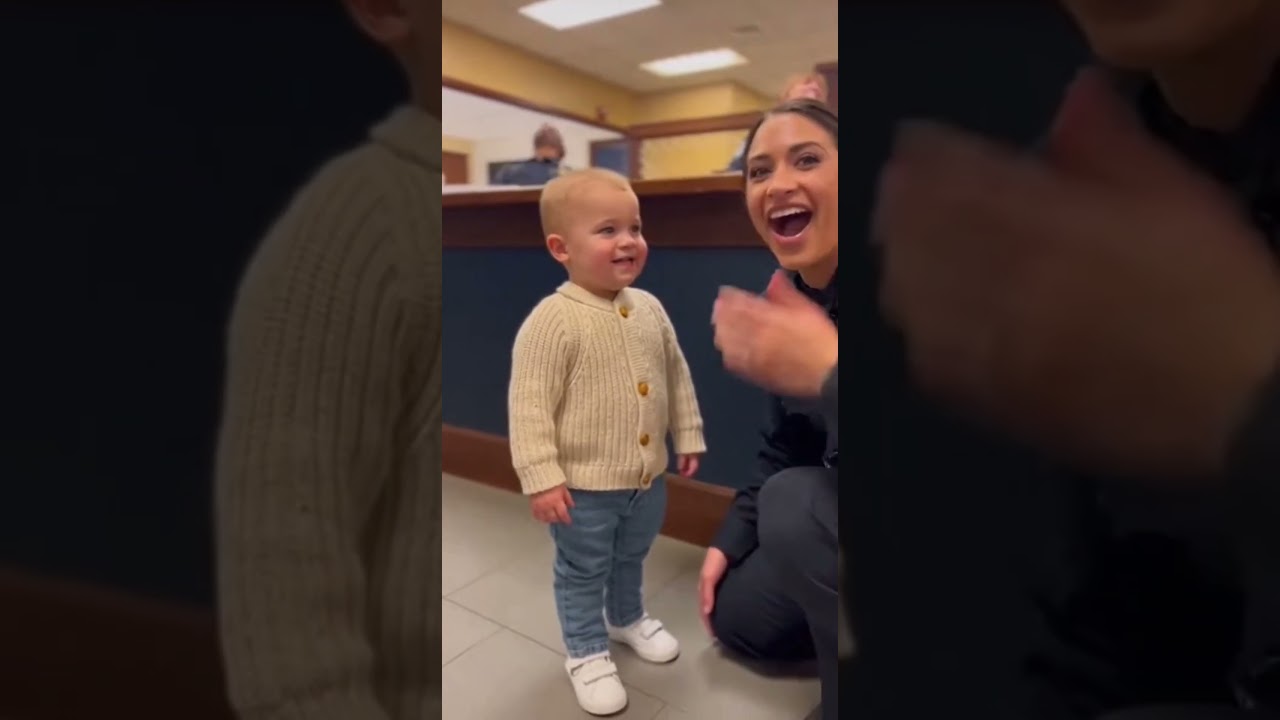 Baby Asks Police Officer a Question She Wasn&rsquo;t Ready For 😂🚨