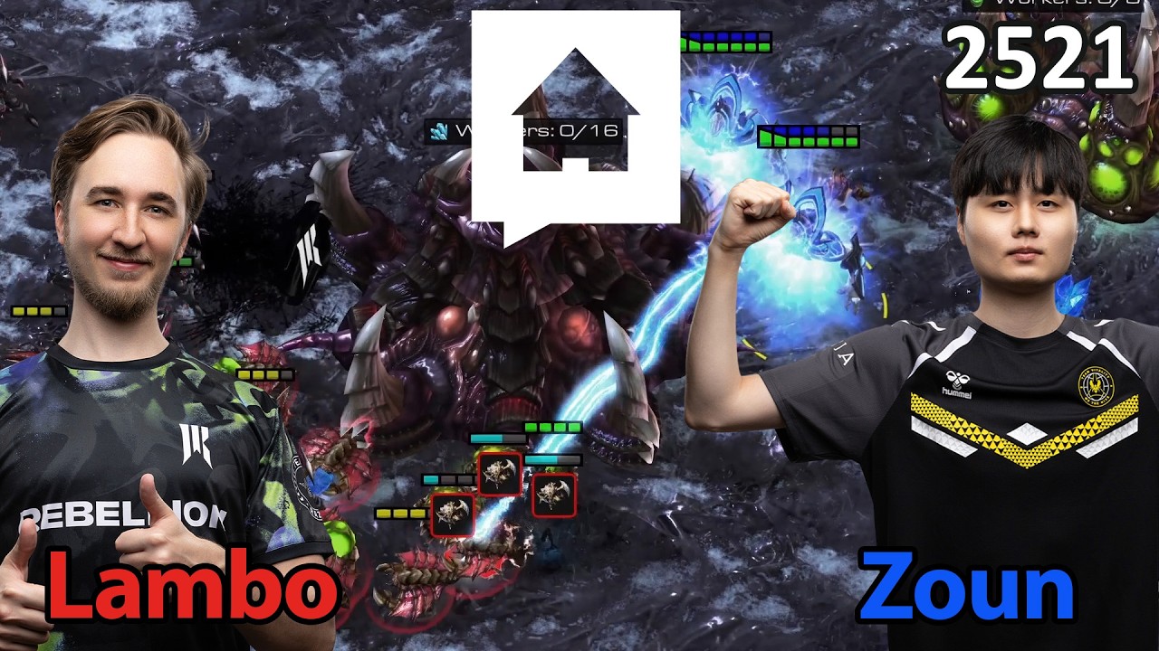 WIEDER AM START - 🇩🇪 Lambo (Z) vs 🇰🇷 Zoun (P) - HomeStory Cup XXVIII - Starcraft 2 - 2521