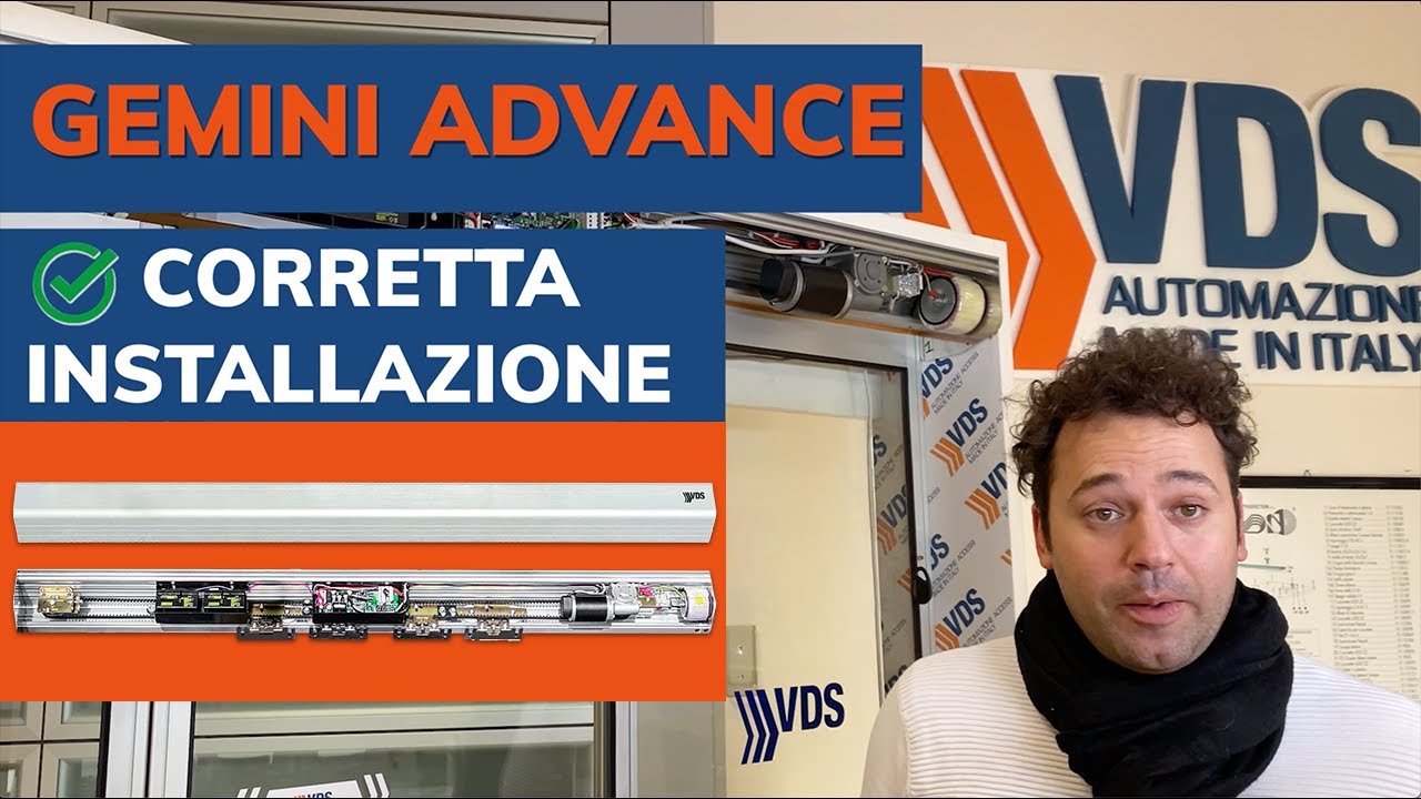 TUTORIAL GEMINI ADVANCE VDS AUTOMATION PORTE AUTOMATICHE