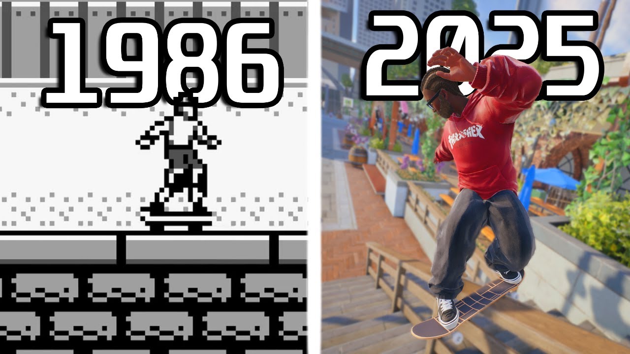 Evolution of Skateboard Games (1986-2025)