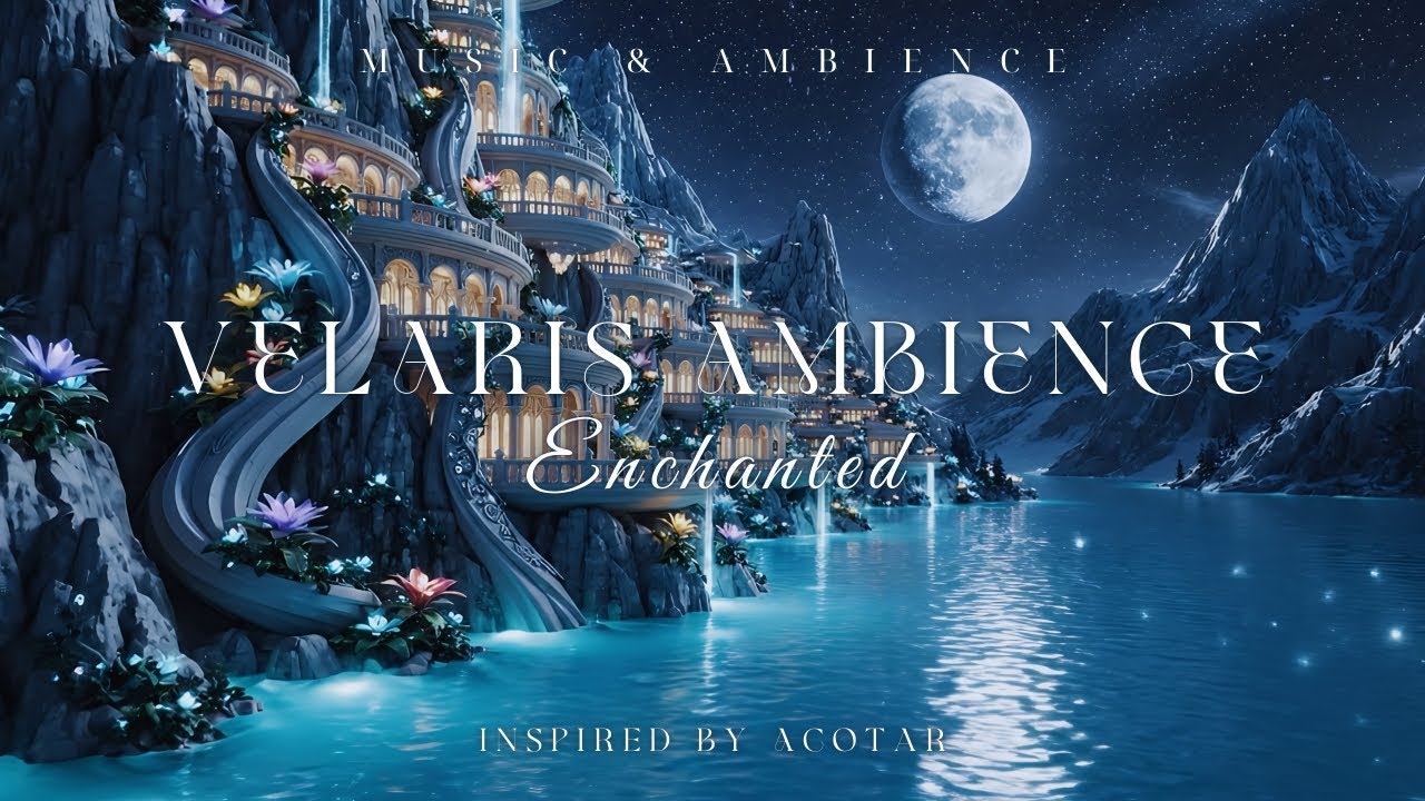 Velaris Starlit Ambience | Magical Healing Music Inspired by ACOTAR for Deep Relaxation & Night Calm