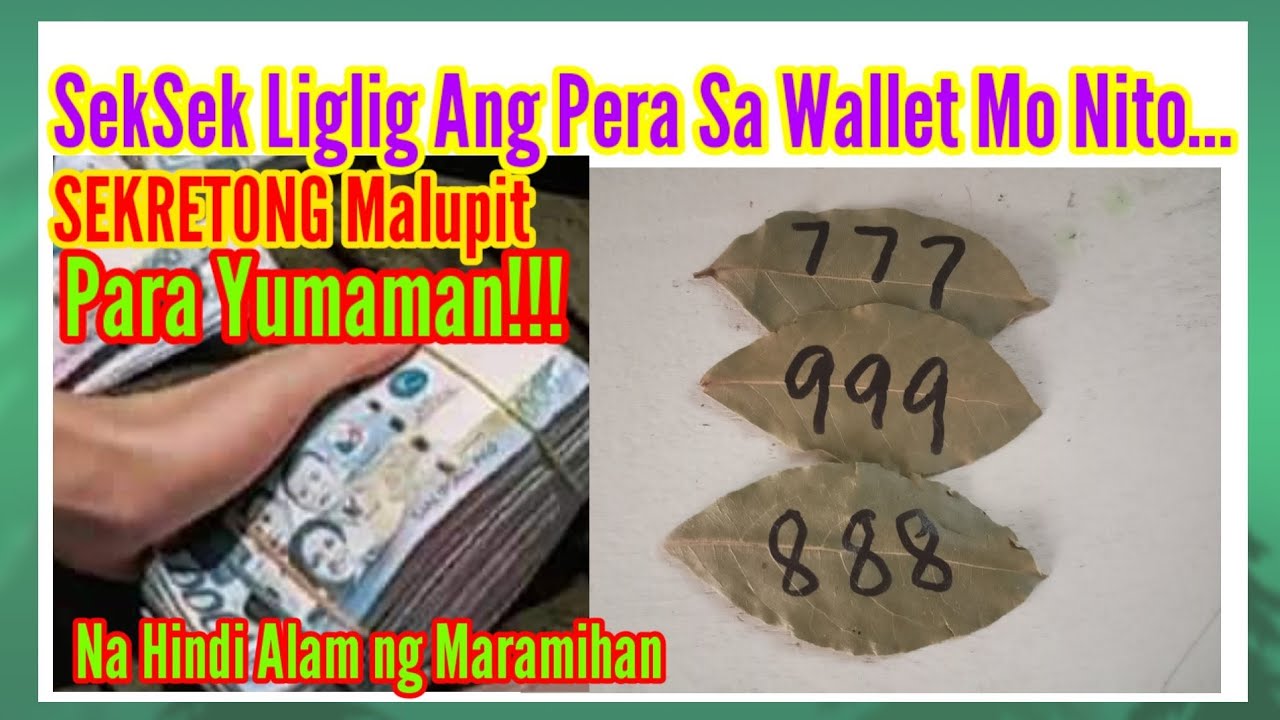 SEKRETONG MALUPIT na  IKAYAYAMAN Mo!!! MAGKAKA PERA ka Lagi Nito!