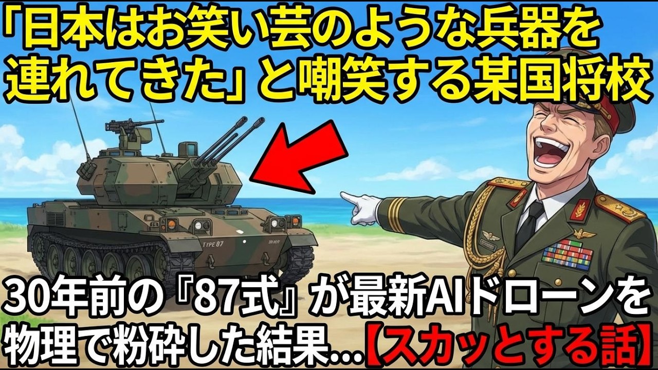 海外「日本を怒らせるな」自衛隊の旧式兵器が世界最高峰のドローンを全滅させた理由に世界が震えた
