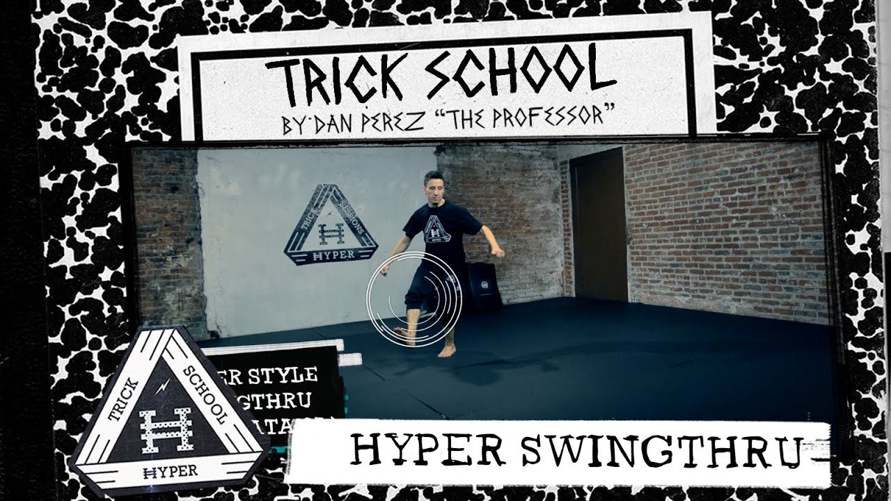 Learn Tricking: Hyper Swingthru Transition | Tricks Terminology Tutorials