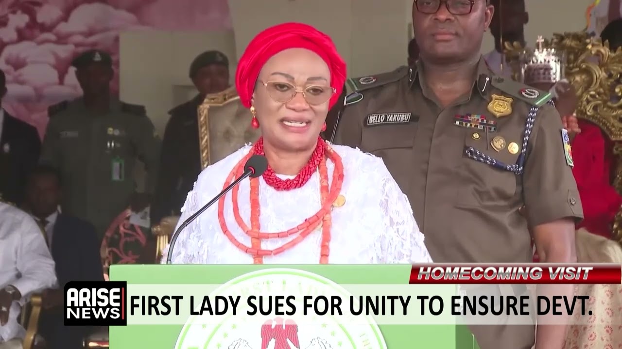 FIRST LADY SUES FOR UNITY TO ENSURE DEVELOPMENT