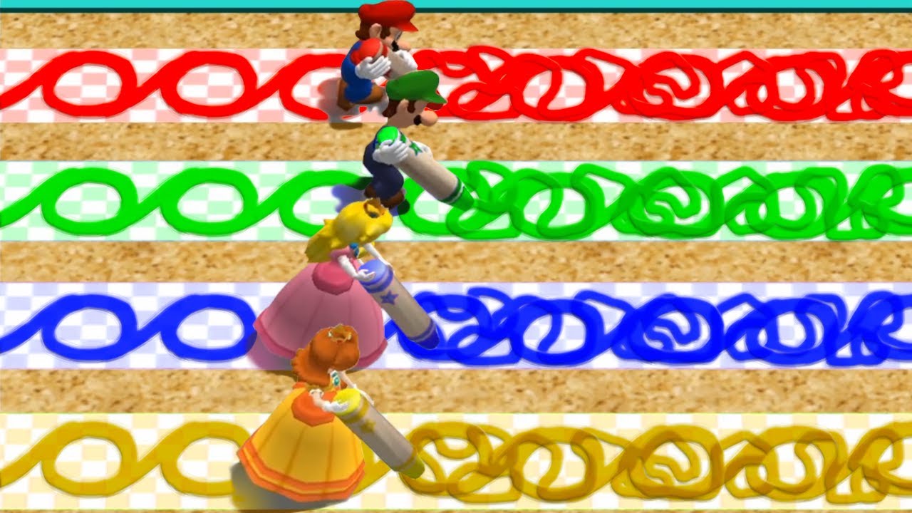 Mario Party 4 - All MiniGames (2 Players)