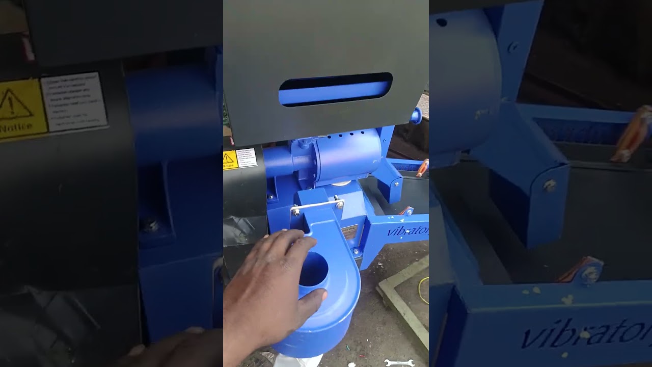 new model rice mill 6N50 with vibration and cyclone both  in one machine
