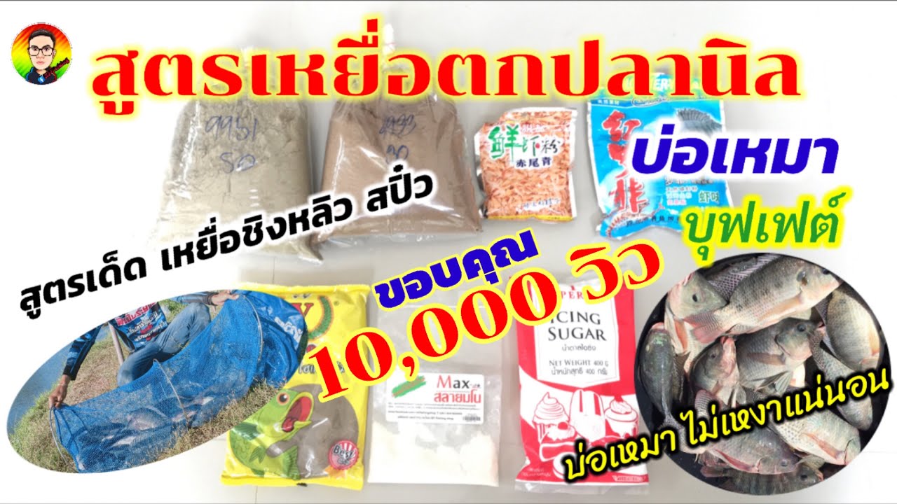 สูตรเหยื่อตกปลานิล บ่อเหมา บ่อบุฟเฟต์ สูตรเด็ดเหยื่อชิงหลิว สปิ๋ว@plamrock