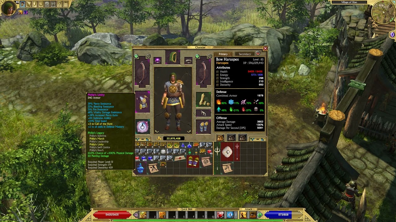 Titan Quest - Bow Haruspex Build Guide