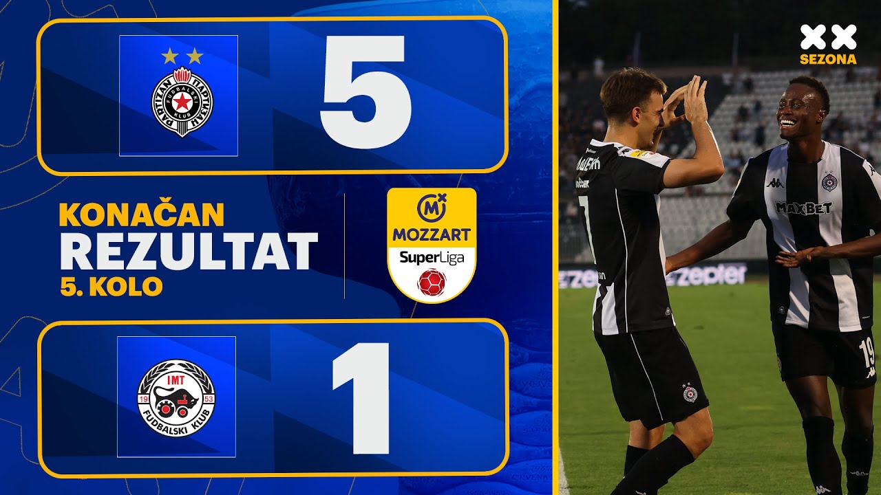 MBSLS 2025/26 - 5.kolo: PARTIZAN – IMT 5:1 (3:0)