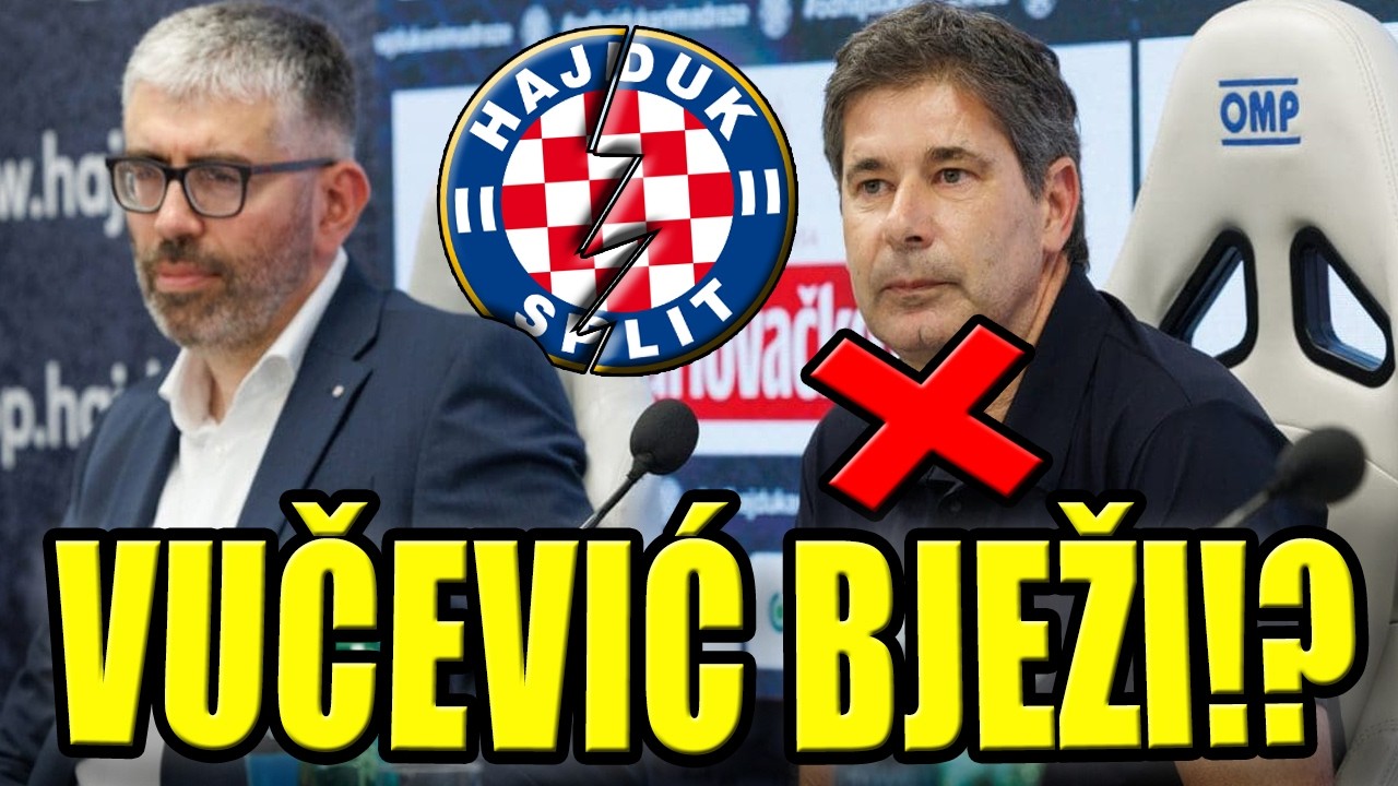🔴VUČEVIĆU OTKAZ ILI OSTAVKA? HAJDUK NIJE ZNAO OBJASNITI🔴