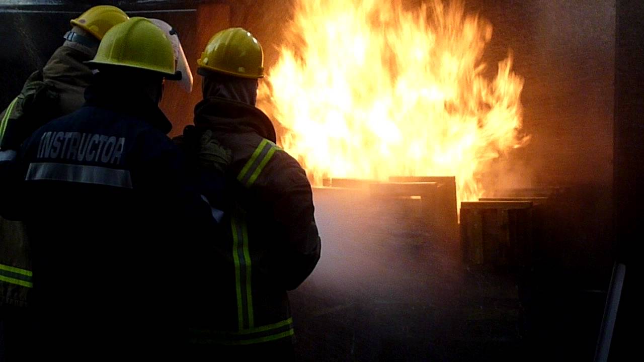 Firefighting at HMS RALEIGH