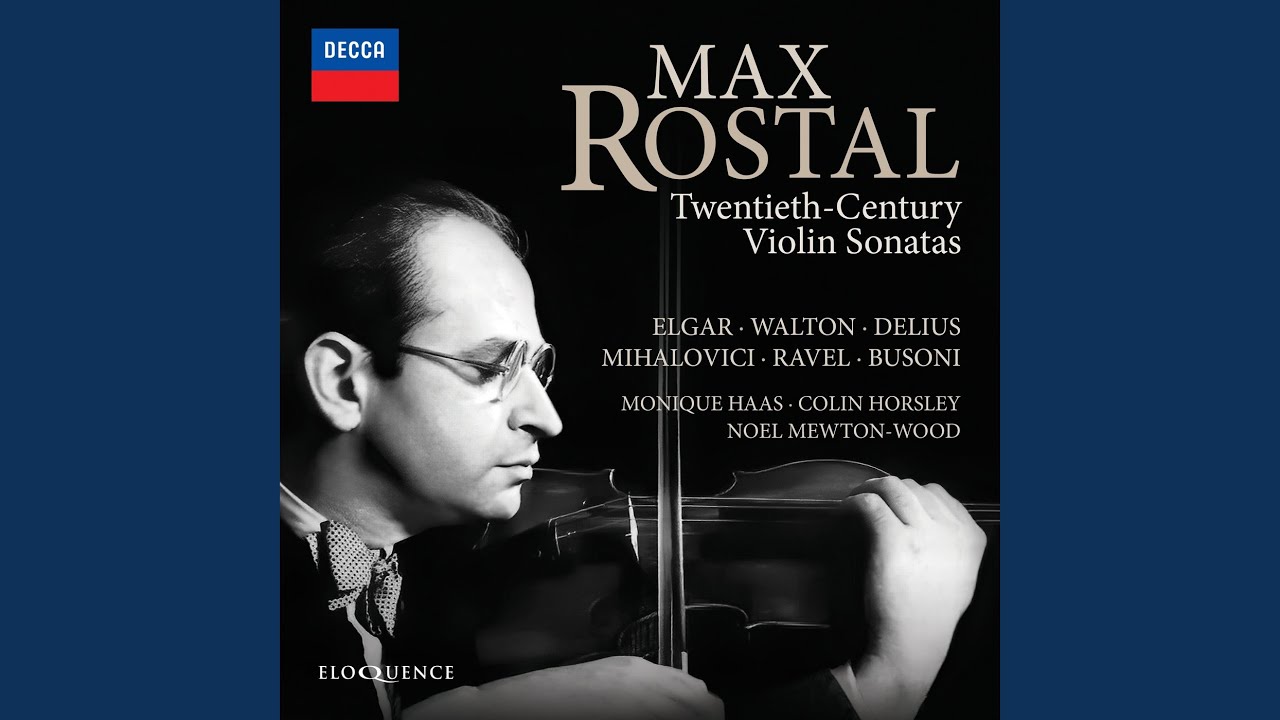 Ravel: Violin Sonata in G Major, M 77 - I. Allegretto