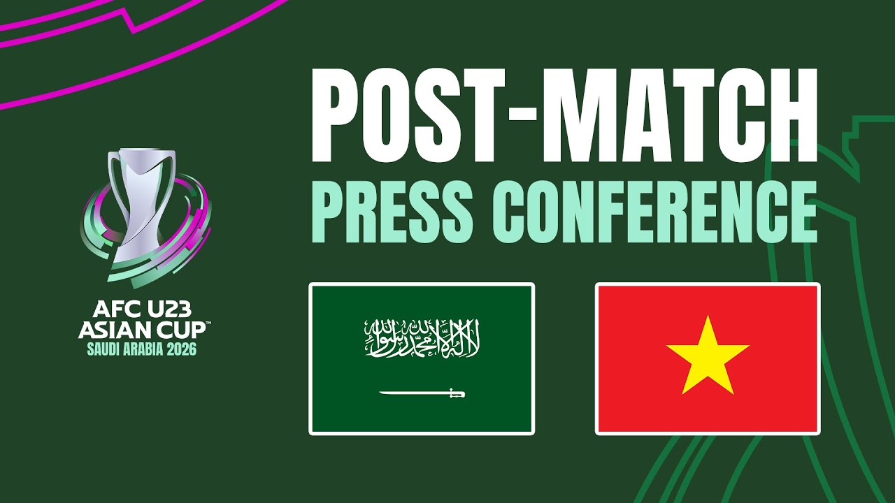 Post-Match Press Conference | Saudi Arabia vs Vietnam 🎙️ | AFC U23 Asian Cup&trade; 2026