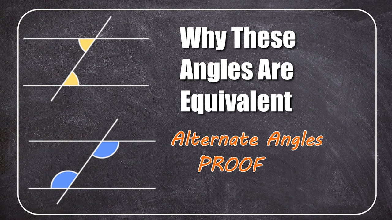Parallel Lines Alternate Angles Proof #gcse #parallellinesandatransversal #alternateangles