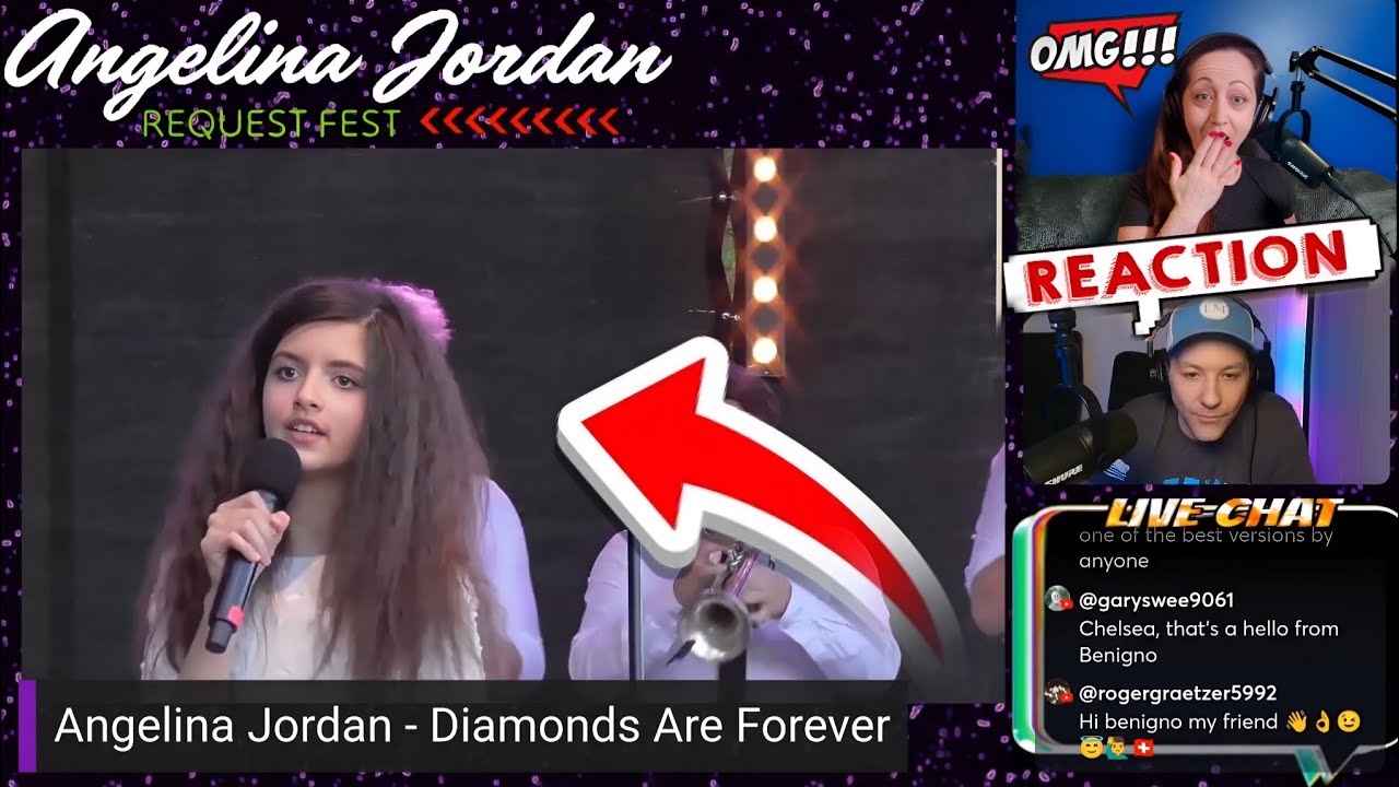 Angelina Jordan - Diamonds Are Forever - LIVE [REACTION]