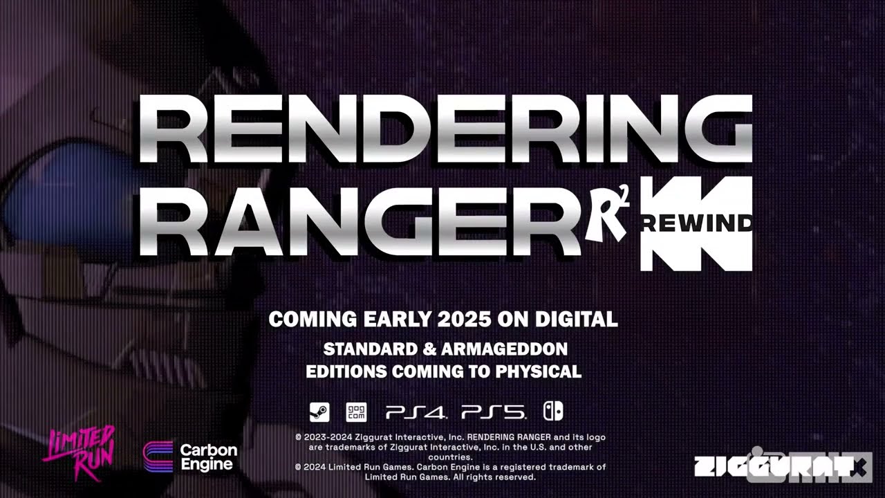 Rendering Ranger: R2 [Rewind] - PS4/5 & Nintendo Switch - Trailer - Physical [Limited Run Games]