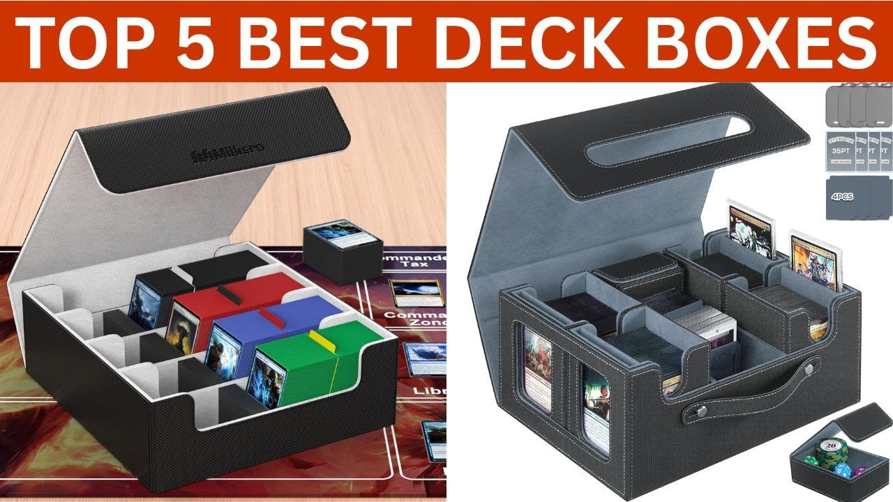 Top 5 BEST Deck Boxes | Ultimate Card Storage & Protection for MTG, Pok&eacute;mon, and TCG Players