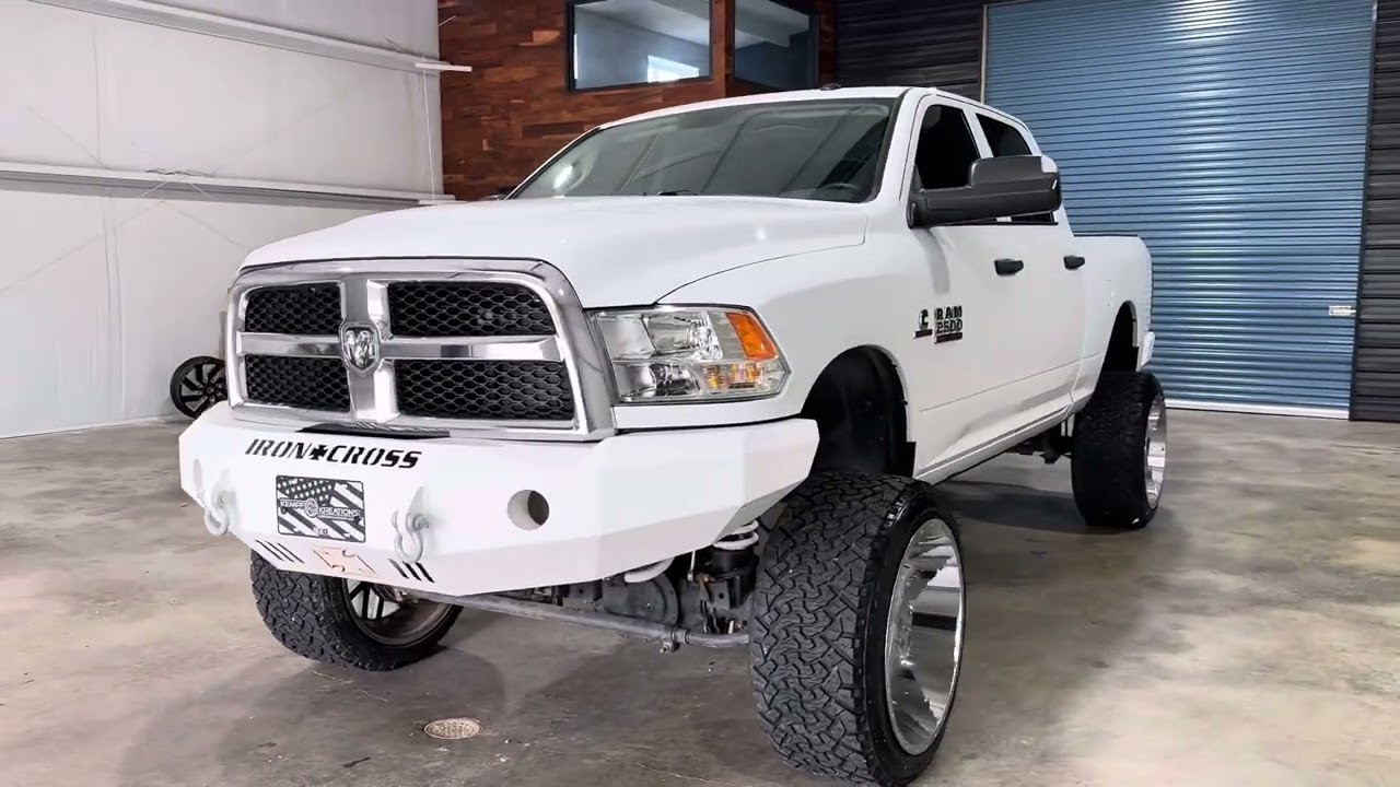 2018 Ram 2500 Cummins Diesel, Lifted on 24s
